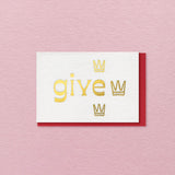 Christmas mini cards - Pack of 12 - Love, Positivity & Hope