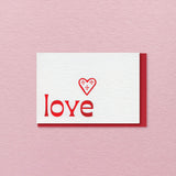 Christmas mini cards - Pack of 12 - Love, Positivity & Hope