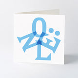 ‘NOËL’ Christmas star wood type card