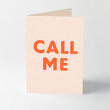 Song title letterpress greeting cards