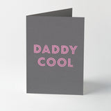 Hot foil stamped song title greeting cards