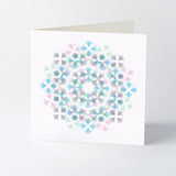 ‘Glint’ ornament letterpress Christmas card.