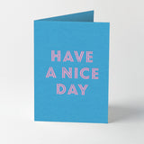 Hot foil stamped song title greeting cards