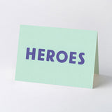 Song title letterpress greeting cards