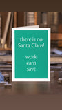 Christmas messages letterpress greeting cards - set of 8 cards