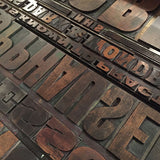 ‘Speak Now of Professor Knopphauser’ wood type print.