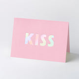 Love song title hot-foil stamped greeting cards