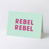 Song title letterpress greeting cards