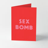 Hot foil stamped song title greeting cards