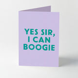 Song title letterpress greeting cards