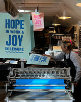 "Hope In Work, Joy In Leisure" Pink