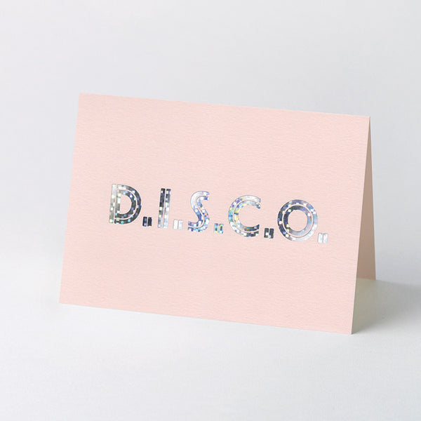 D.I.S.C.O.' holographic foil card Typoretum D.I.S.C.O.' holographic foil card Typoretum