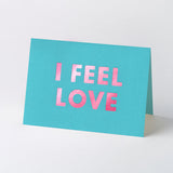 Love song title hot-foil stamped greeting cards