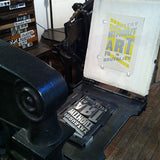 ‘Industry Without Art’ limited edition wood type letterpress print.