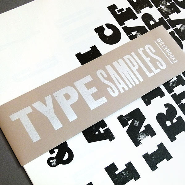 Wood & metal type sample posters (six pack). – Typoretum