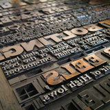 Letterpress printed ‘Rustic Fete’ poster.