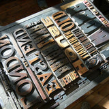 Limited edition ‘In the Midst of Life I Woke’ letterpress poster.